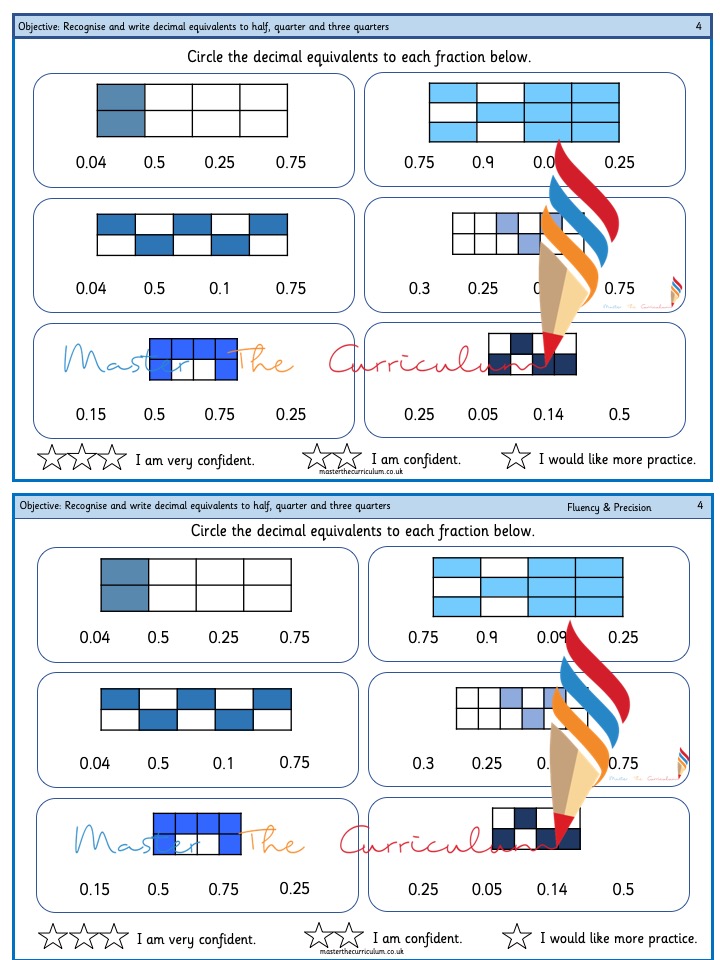 Round decimals with two decimal places to the nearest whole number and to one  decimal place - Master The Curriculum