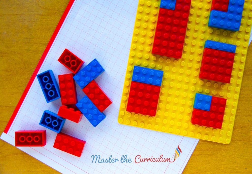 Teaching fractions with sales legos