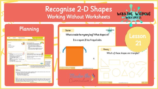 L21 – WWW – Recognise 2-D Shapes